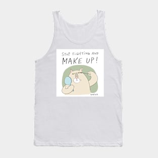 Make up cat Tank Top